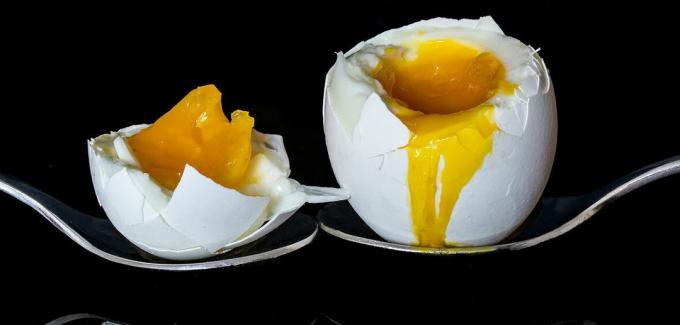 ביצים קשות - ביצים רכות מבושלות