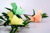 האביב מגיע: ביצוע אוריגמי "ציפור על עץ" במשך 5 דקות